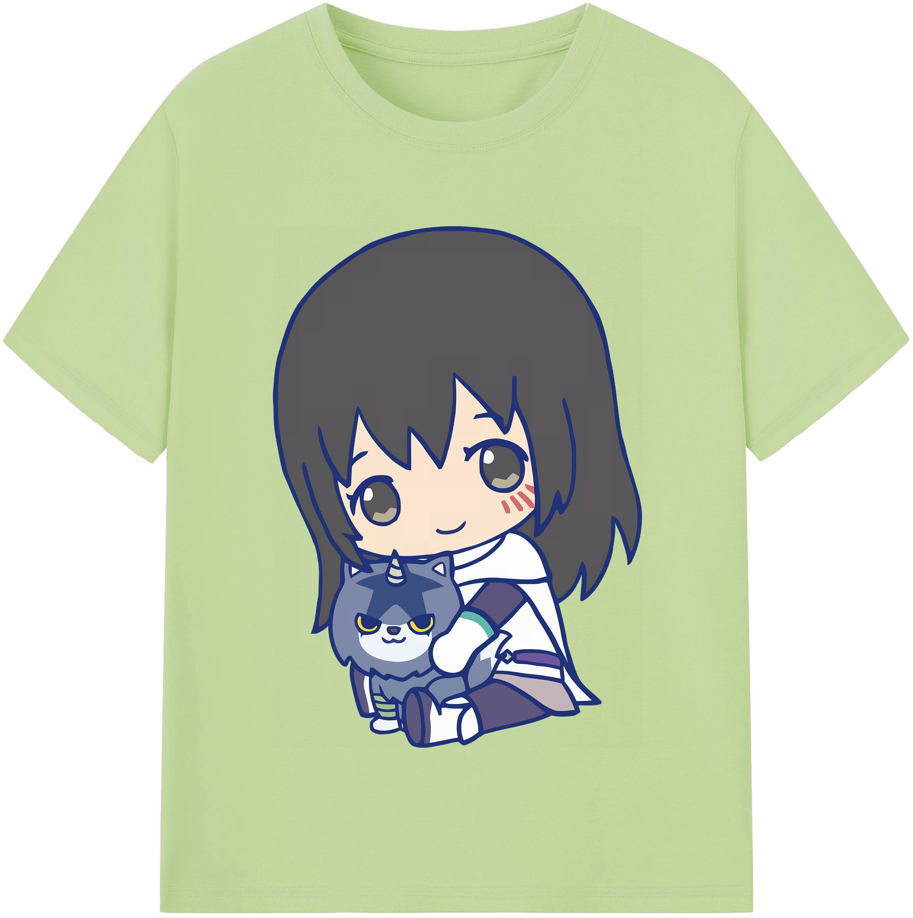 （画像用） 転スラ Regarding Reincarnated to Slime 綿100％半袖Tシャツ（フロントプリント）